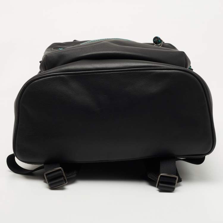 Pre Owned Coach Multicolor Signature Coated Canvas and Leather West Backpack 
