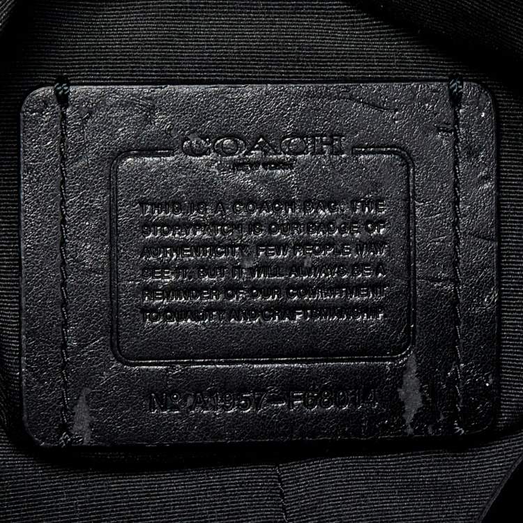 مملوكة مسبقًا Coach Black Leather Messenger Bag