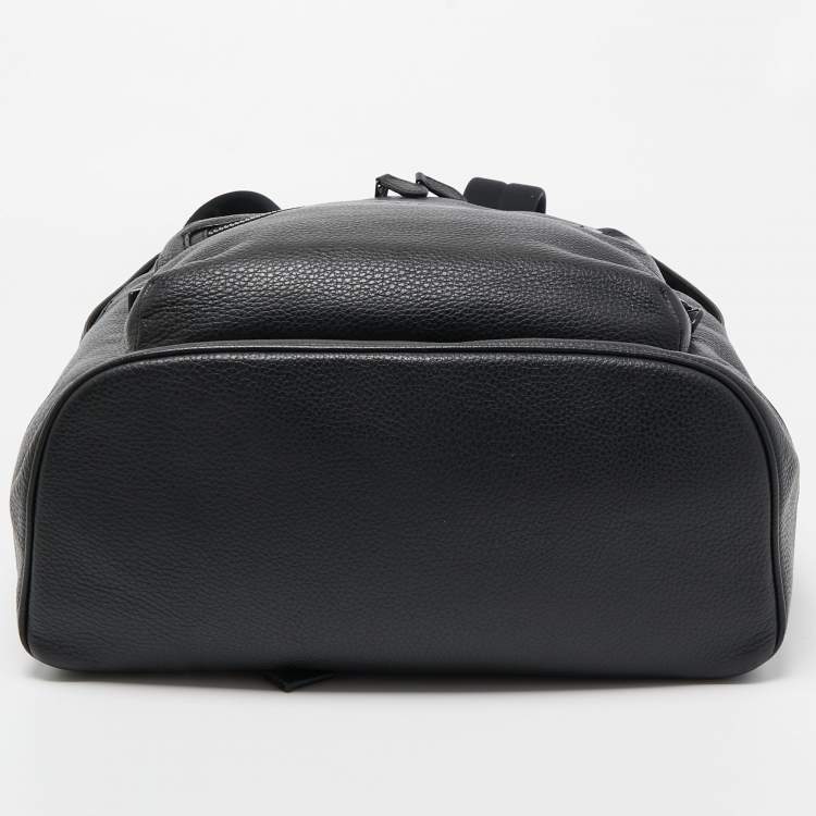 Pre Owned Coach Black Leather Charter Backpack