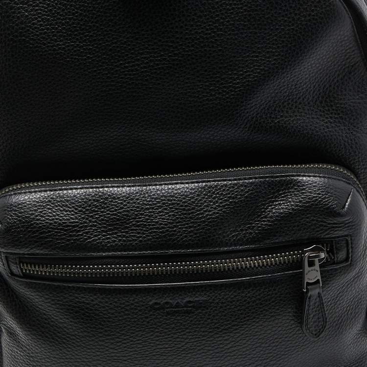 Pre Owned Coach Black Leather Charter Backpack