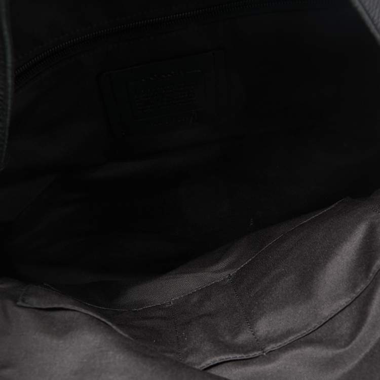 Pre Owned Coach Black Leather Charter Backpack