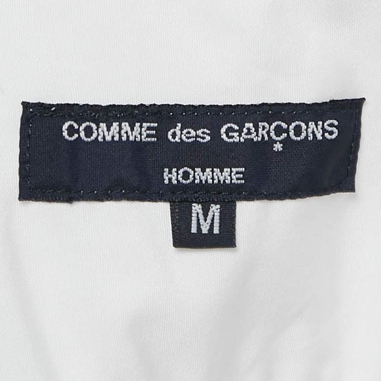 Pre Owned Comme des Garcons Multicolor Printed Cotton Button Front Shirt M