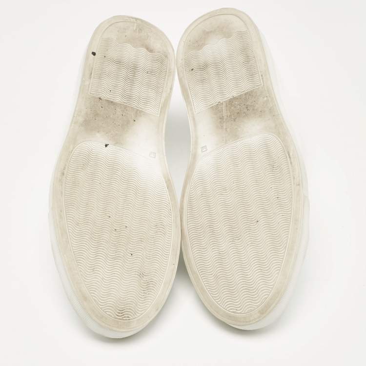Pre Owned Common Projects White Leather Achilles Lace Up Sneakers Size 41