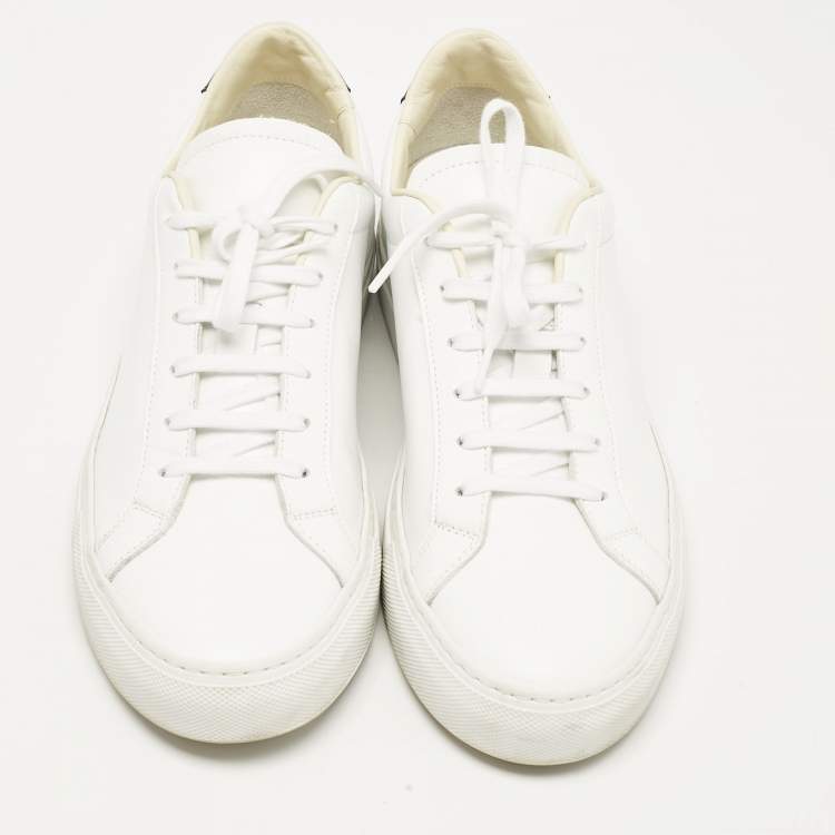Pre Owned Common Projects White Leather Achilles Lace Up Sneakers Size 41