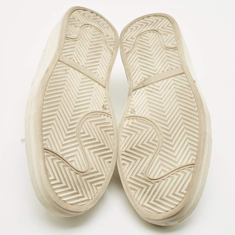 Pre Owned Common Projects White Leather Lace Up Sneakers Size 44