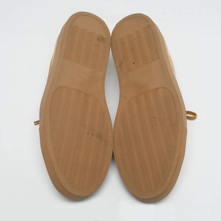 مملوكة مسبقًا Common Projects Brown Suede Achilles Low Top Sneakers Size 44