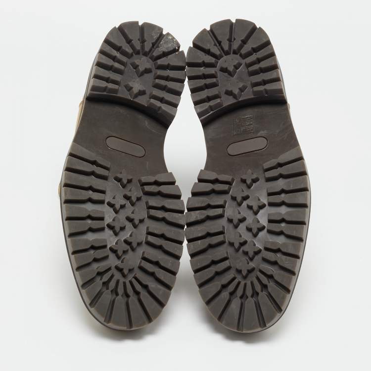 Pre Owned Common Projects Size 41 Brown Nubuck Leather Chelsea Boots