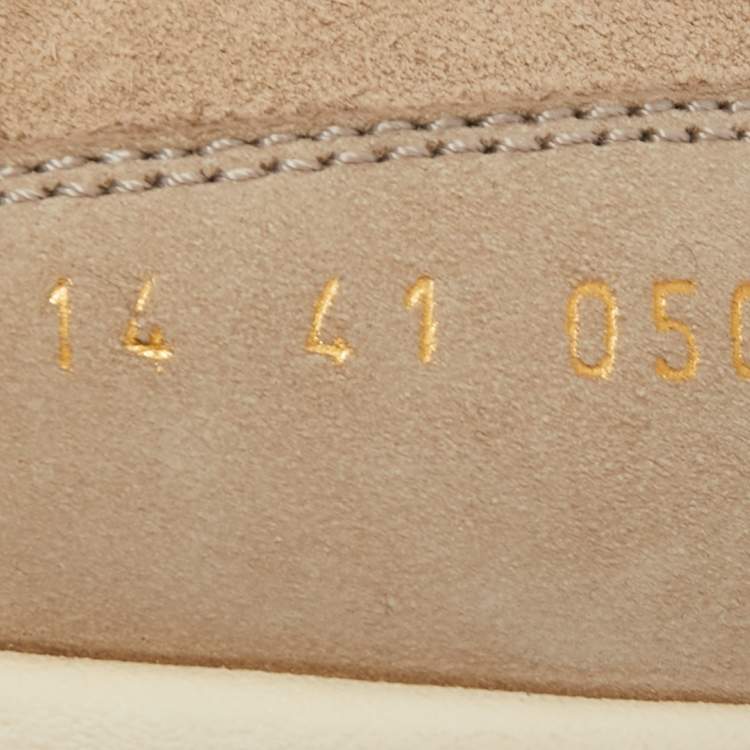 Pre Owned Common Projects Multicolor Suede and Mesh Sneakers Size 41