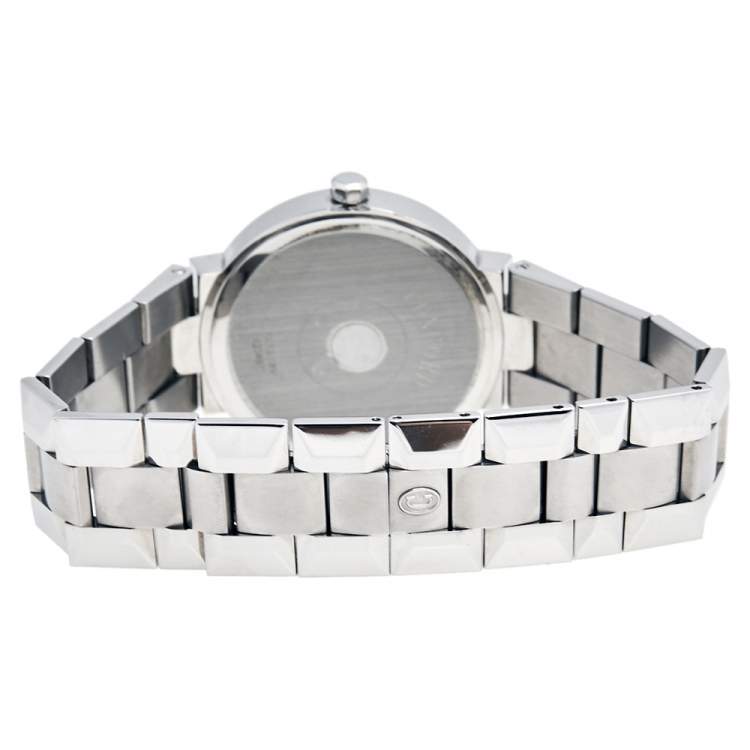Pre Owned Concord Silver Stainless Steel La Scala 14.C2.1891 Men's Wristwatch 38 mm
