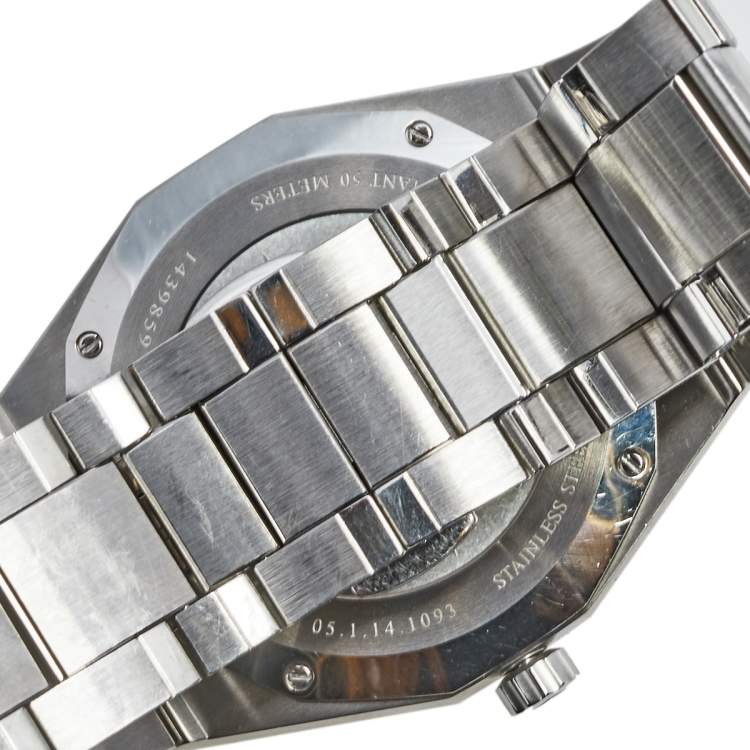 Pre Owned Concord Grey Stainless Steel Mariner 05.1.14.1093 Men's Wristwatch 41 mm