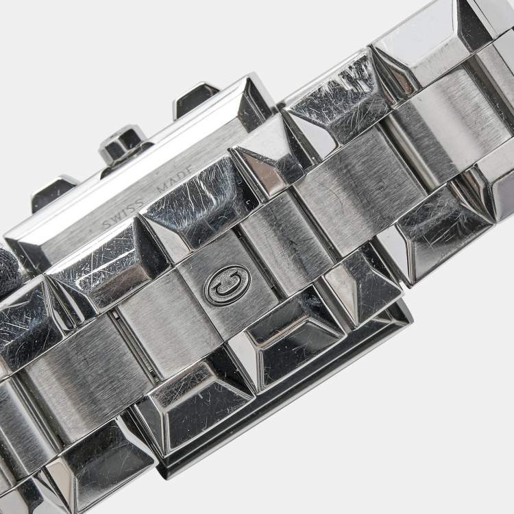 Pre Owned Concord Mother Of Pearl Diamond Stainless Steel La Scala "UAE Armed Forces" 14.H1.1371 Unisex Wristwatch 30 mm