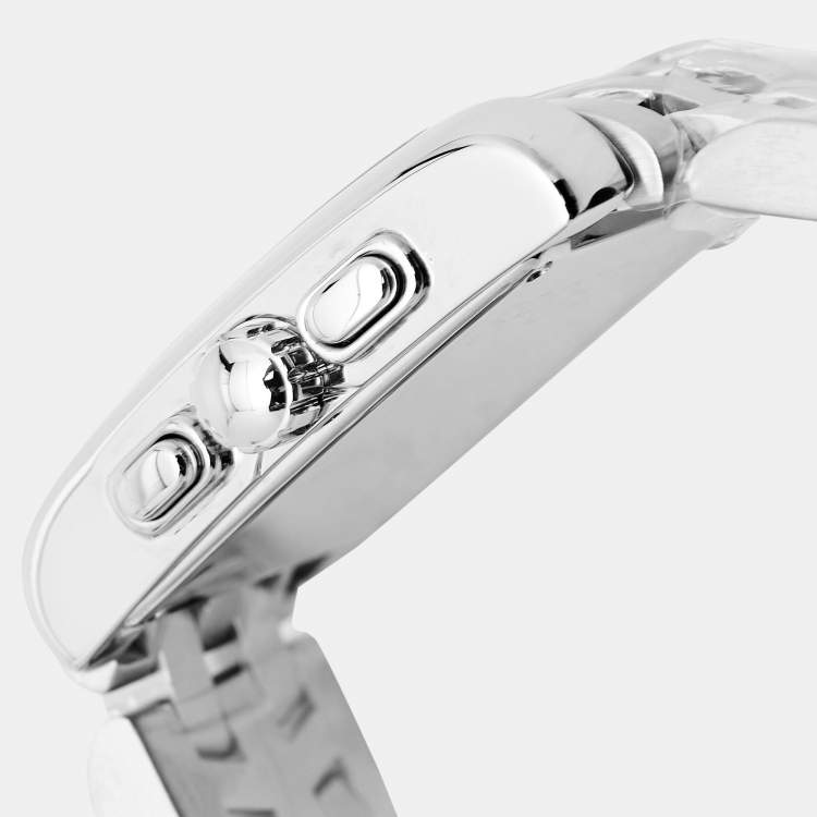 Pre Owned Concord Silver Stainless Steel Sportivo 14.H1.610 Men's Wristwatch 29 mm