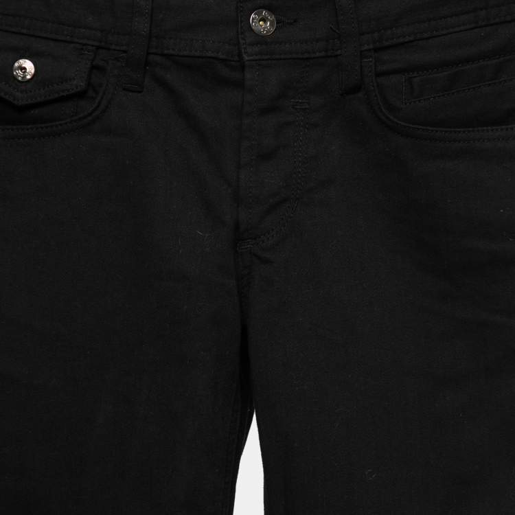 Pre Owned D&G Black Denim Straight Fit Power Jeans S