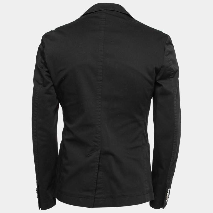 Pre Owned D&G Black Cotton Single Breasted Blazer S