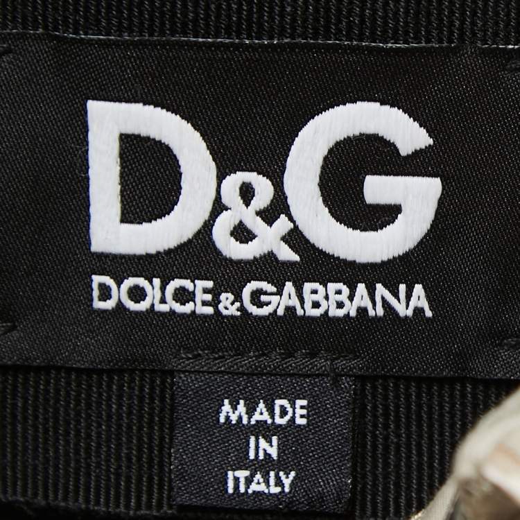Pre Owned D&G Beige Gabardine Belted Trench Coat XXXS