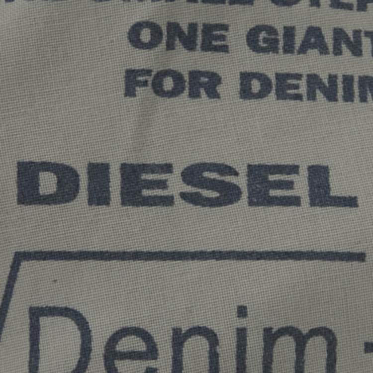 Pre Owned Diesel Grey Distressed Denim Jeans L Waist 34"