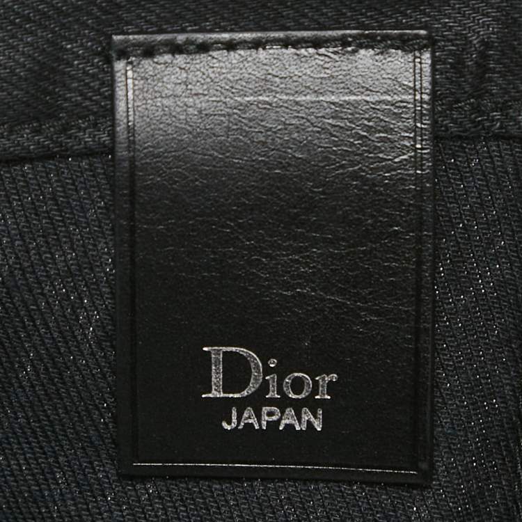 Pre Owned Dior Homme Black Denim Jeans M Waist 33"