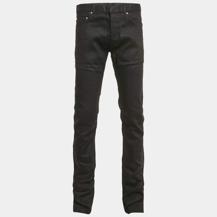 Pre Owned Dior Homme Black Denim Jeans M Waist 33"