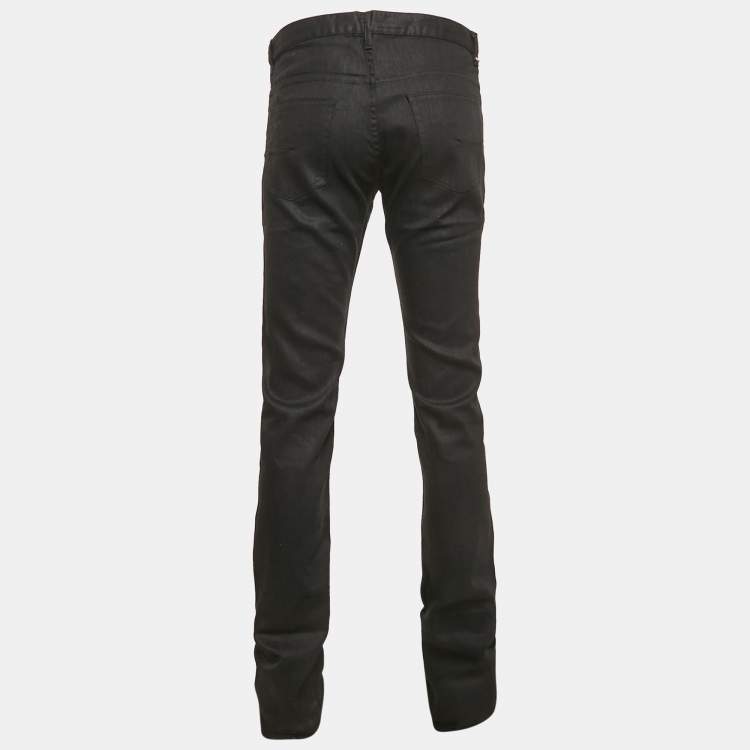 Pre Owned Dior Homme Black Denim Jeans M Waist 33"