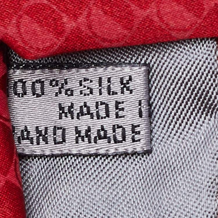 Pre Owned Dior Homme Patterned Silk Traditional Tie 