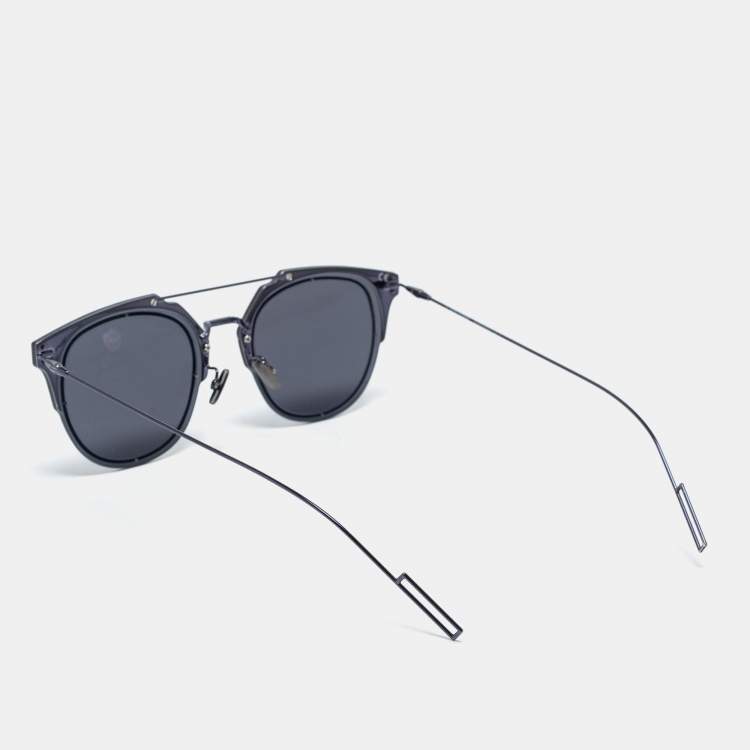 Pre Owned Dior Homme Blue/Black Composit A2J2A Sunglasses