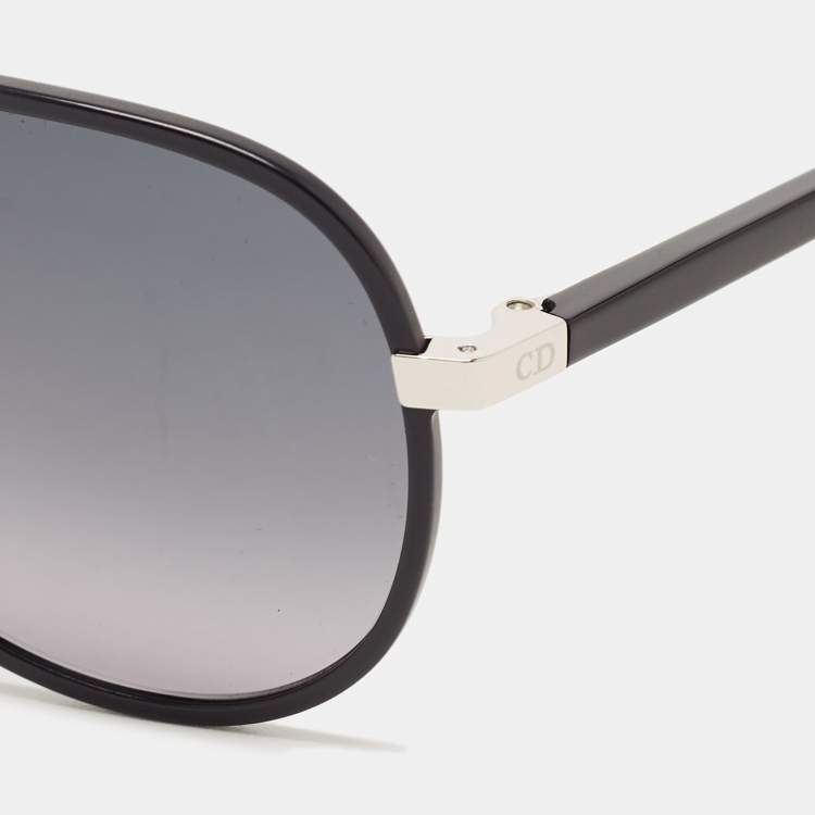 Pre Owned Dior Homme Black Gradient AL13.2 Aviator Sunglasses