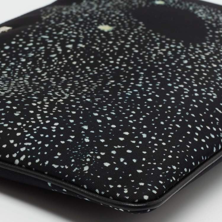 Pre Owned Dior X Peter Doig Black Nylon Invitation Pouch