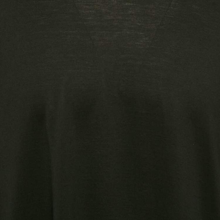 Pre Owned Dior Home Black Bee Embroidered Jersey Crew Neck T-Shirt XL