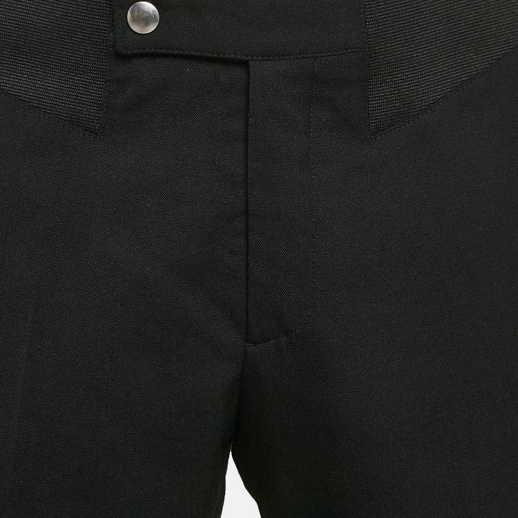 Pre Owned Dior Homme Black Wool Formal Trousers M