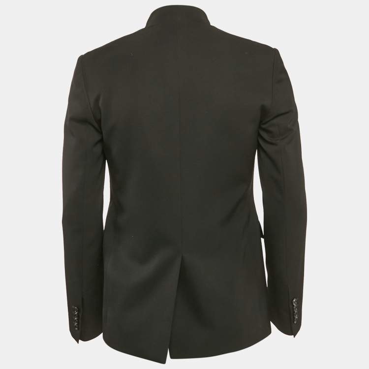 Pre Owned Dior Homme Black Wool Single Breasted Blazer M