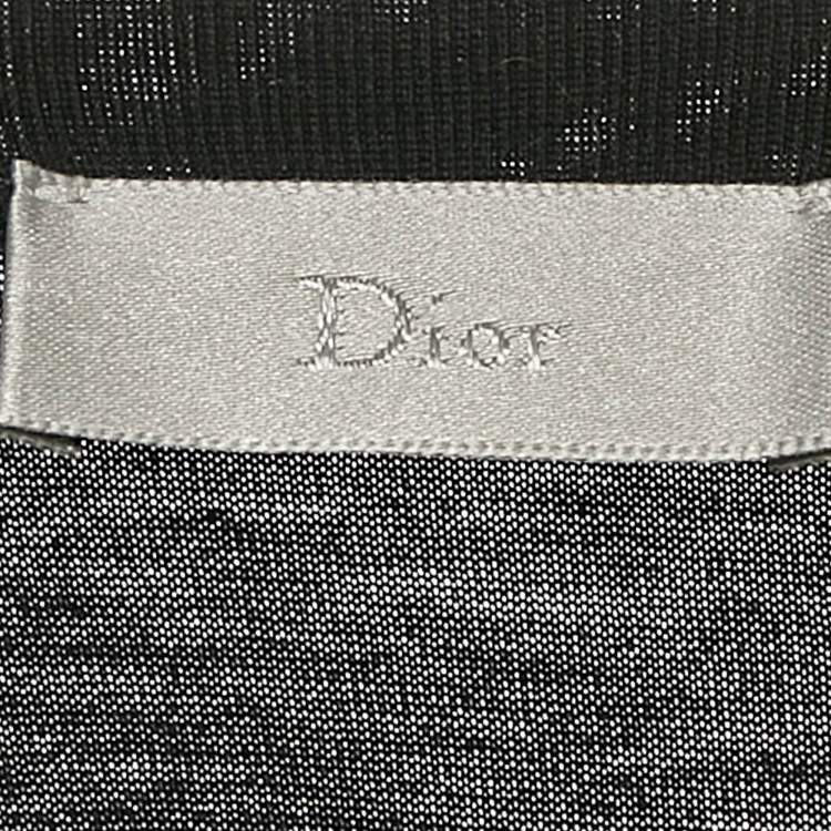 Pre Owned Dior Homme Black Jersey Crewneck T-Shirt XS