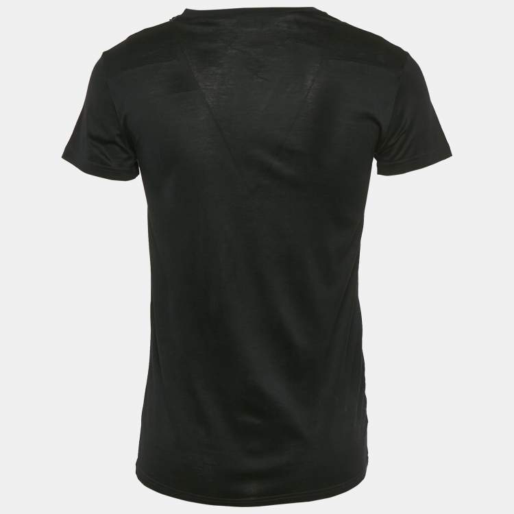 Pre Owned Dior Homme Black Jersey Crewneck T-Shirt XS