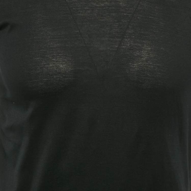 Pre Owned Dior Homme Black Jersey Crewneck T-Shirt XS