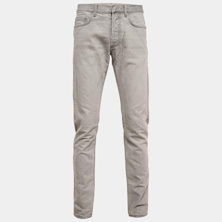 Pre Owned Dior Homme Grey Denim Jeans M Waist 33"