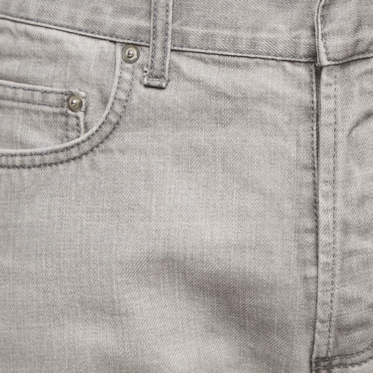 Pre Owned Dior Homme Grey Denim Jeans M Waist 33"