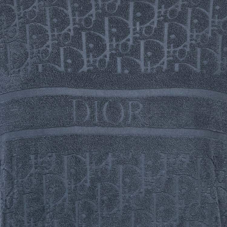 Pre Owned Dior  Homme Oblique Terry Crewneck T-Shirt M