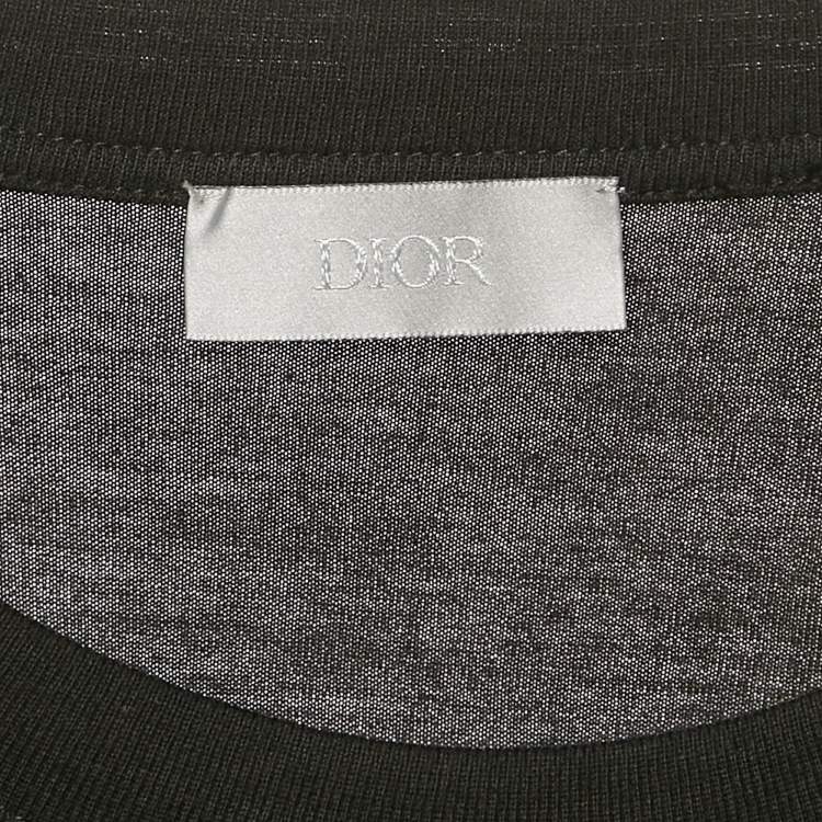 Pre Owned Dior Homme Printed Jersey T-Shirt L