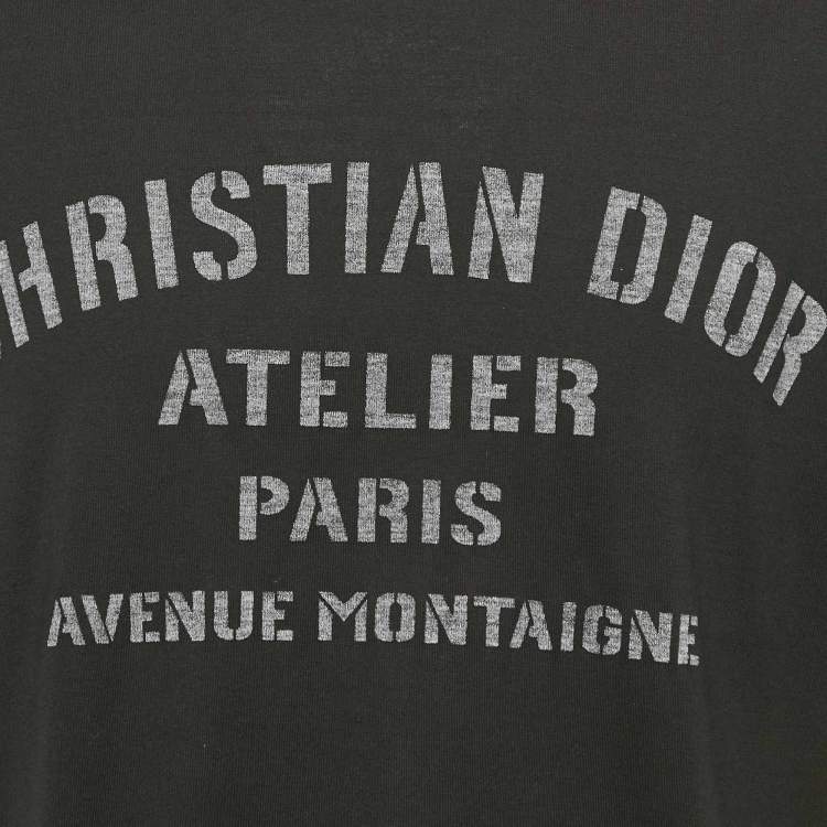 Pre Owned Dior Homme Printed Jersey T-Shirt L