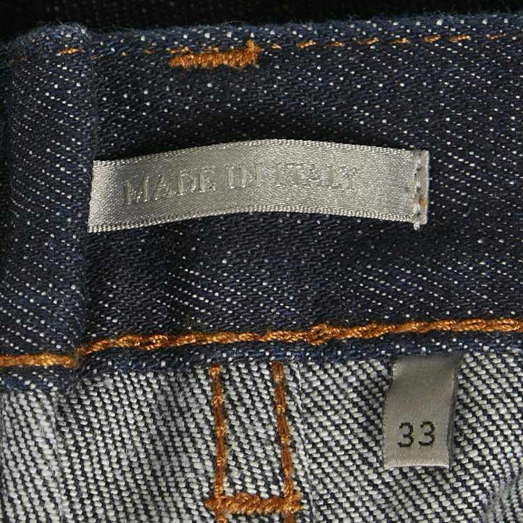 Pre Owned Dior Homme Blue Denim Slim Jeans M Waist 30"