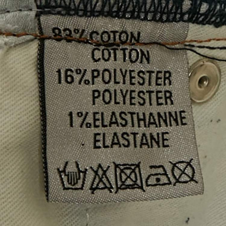 Pre Owned Dior Homme Navy Blue Denim Jeans M Waist 34"