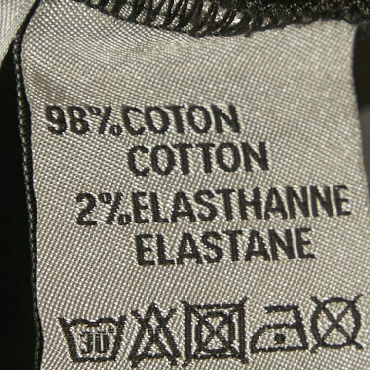 Pre Owned Dior Homme Black Denim Slim 17-Regular Jeans XS/Waist 28"