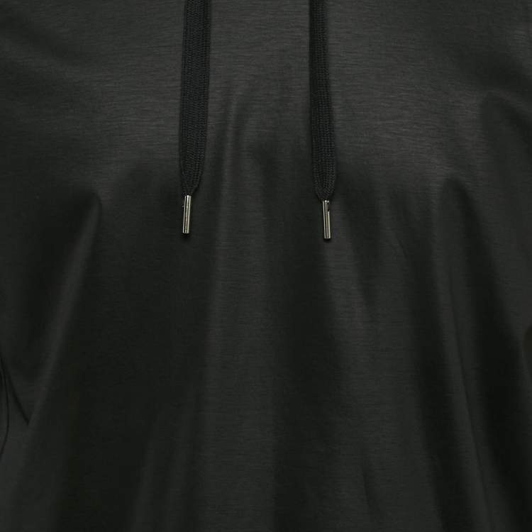 Pre Owned Dior Homme Black Jersey Hoodie L