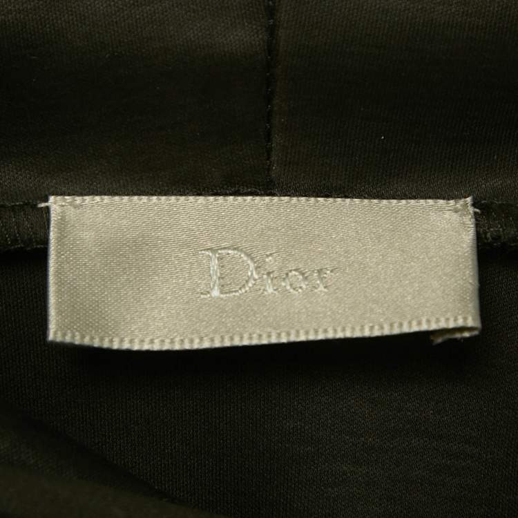 Pre Owned Dior Homme Black Jersey Hoodie L