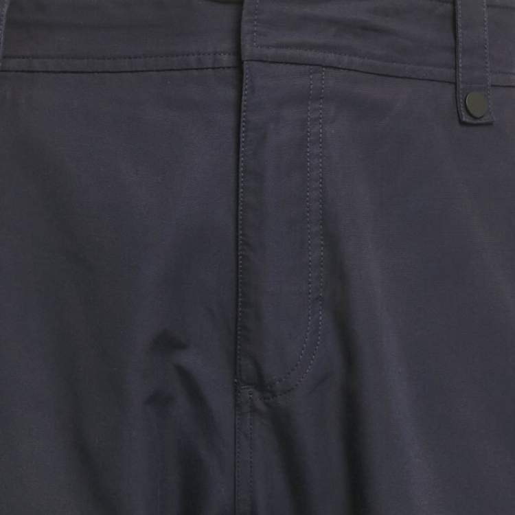 Pre Owned Dior Homme Blue Cotton Blend Cargo Pants L