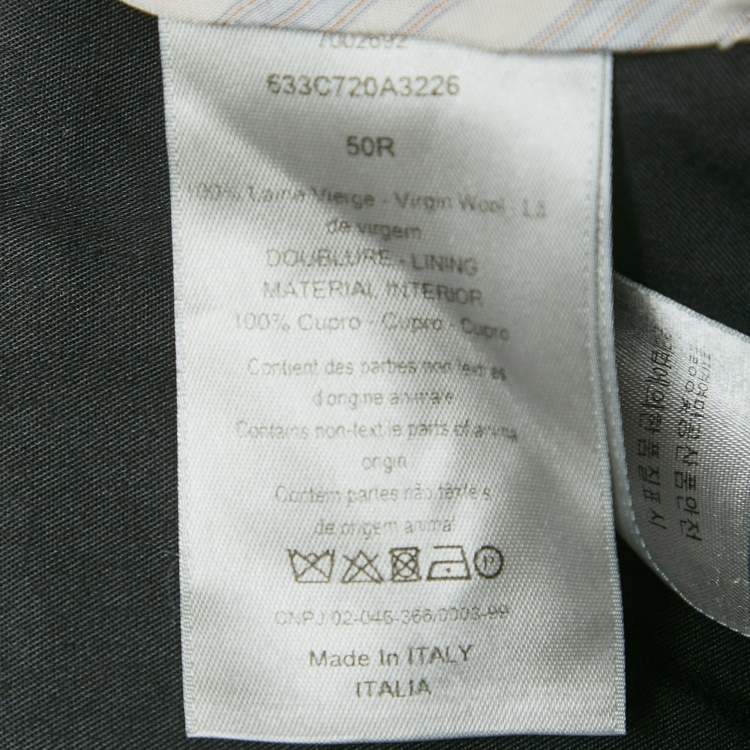 مملوكة مسبقًا Dior Homme Blue Wool Formal Trousers L