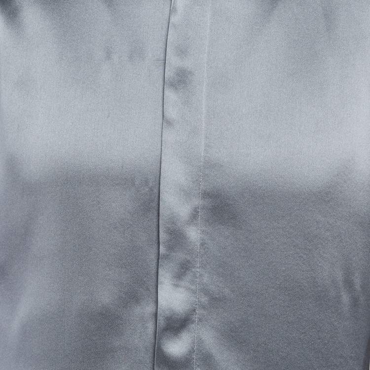 Pre Owned Dior Homme Satin Long Sleeve Jacket M