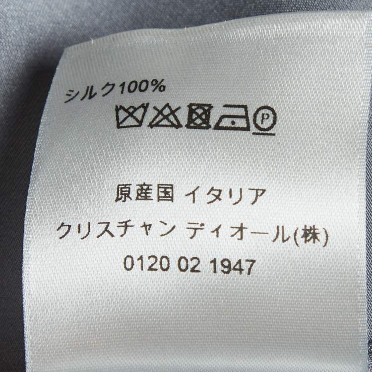 Pre Owned Dior Homme Satin Long Sleeve Jacket M