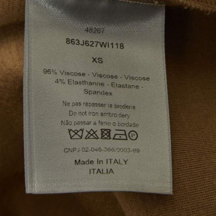 Pre Owned Dior Homme Embroidered Knit Vest Sweatshirt XS