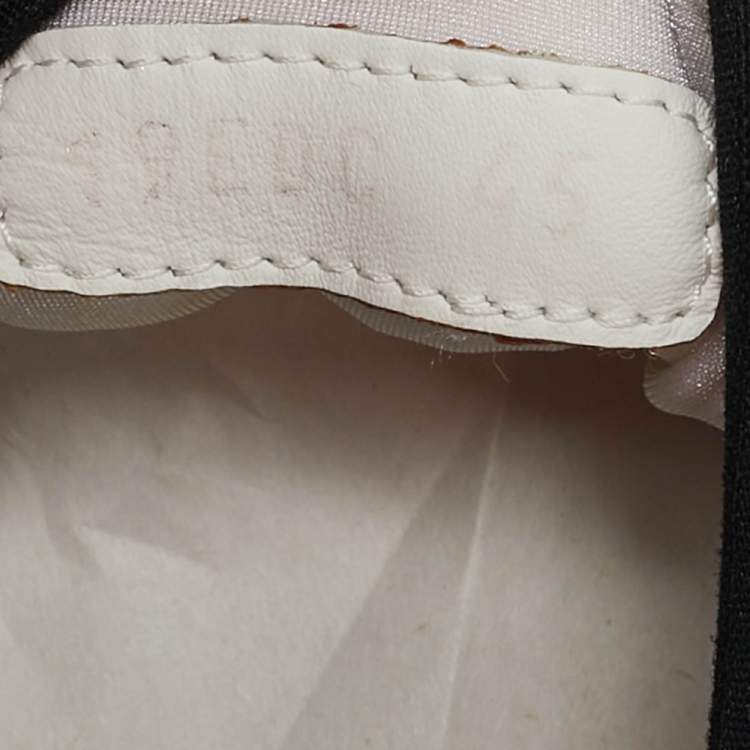 Pre Owned Dior Homme White/Blue Knit Fabric and Neoprene B21 Neo Sneakers Size 45