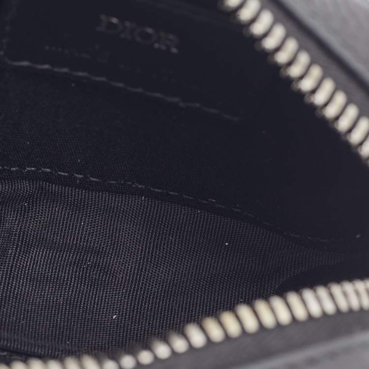Pre Owned Dior Navy Blue Oblique Canvas Nano D-Touch Horizontal Pouch